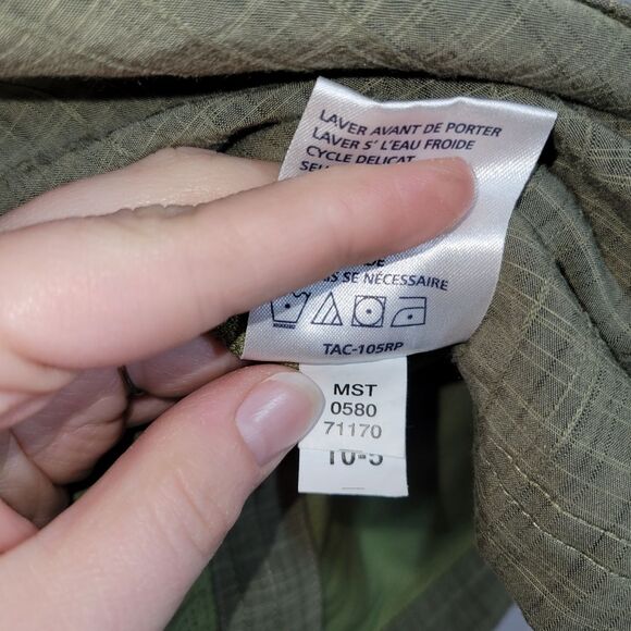 5.11 Tactical Men's Green Hidden Pocket Shirt Medium - Picture 3 of 12